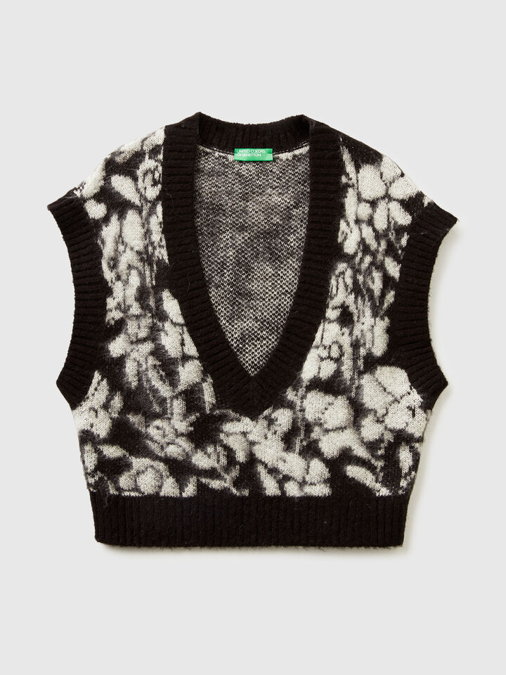 S/L V NECK SWEATER Women image number 5
